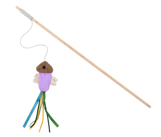 Fishing Pole Cat Toy Creative Wire Cat Toy Interactive Cat Toy